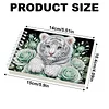 2 Pack Tiger DIY Diamond Art Spiral Notebook Kit 80 Pages No Lines