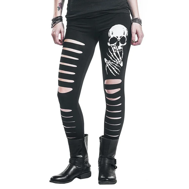 Skull Hollow Leggings