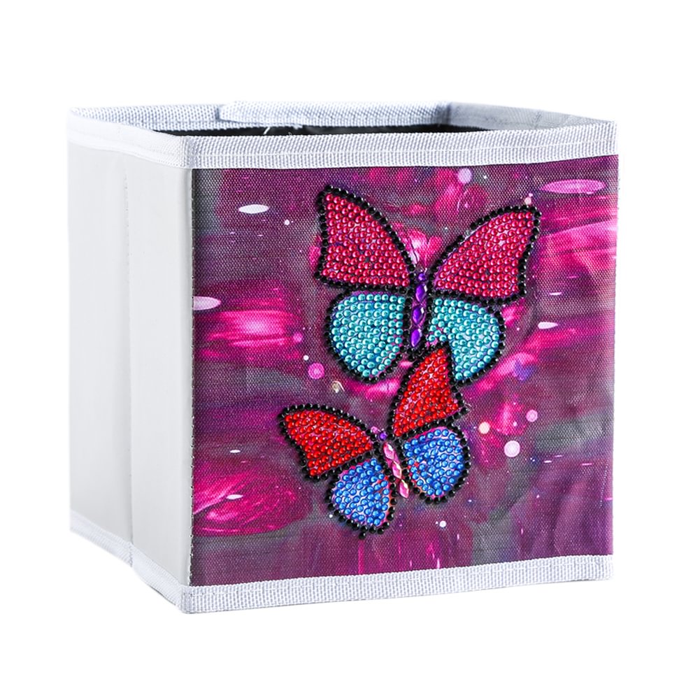 DIY Diamond Painting Folding Storage Box Diamond Manual Craft Art Kit Gifts