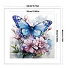 Flowers Butterfly-11CT Stamped Cross Stitch 40*40cm/15.75*15.75in