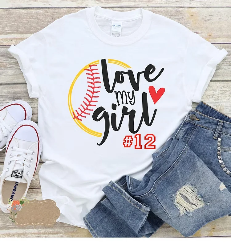 Personalized Baseball Girls Shirt|S20