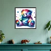 Diamond Painting-DIY Full Round Drill Rainbow Bear