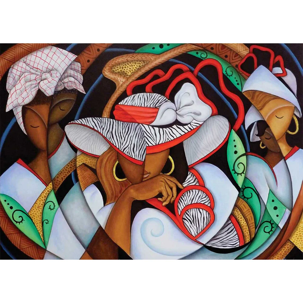 Abstract - Full Round - Diamond Painting(70*50cm)
