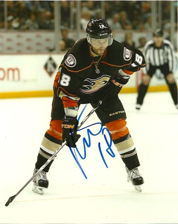 Anaheim Ducks Nick Bonino Autographed Signed 8x10 Photo Poster painting COA