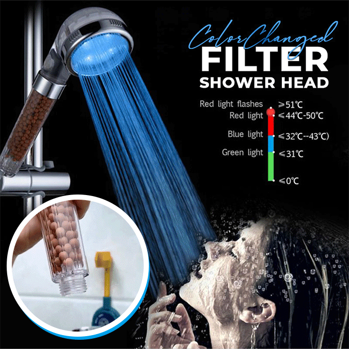 ColorChanged Filter Shower Head