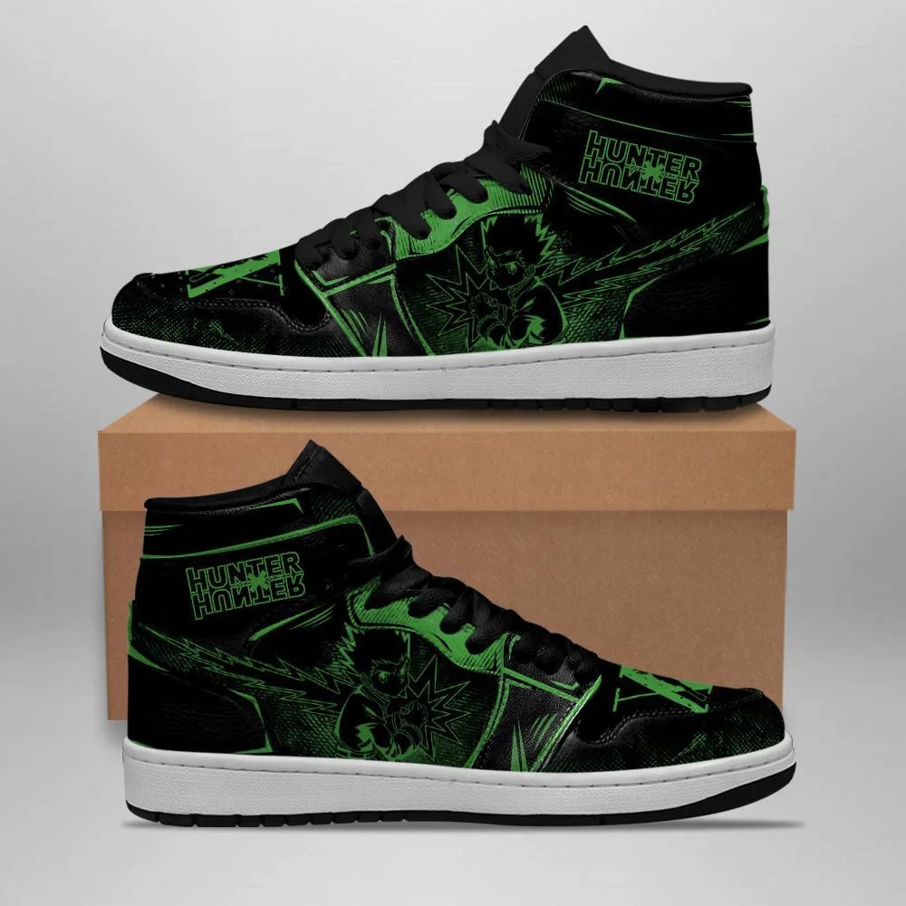 Kingofallstore - Gon Frecss Hunter X Hunter Sneakers Dark HxH Anime Shoes