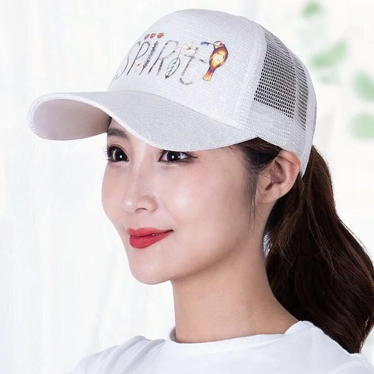 Summer KoreanParis Sunshade Baseball Hat Female Colorful Reflective Outdoor Sunscreen Casual Pretty Cap