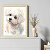 Maltese Dog-11CT Stamped Cross Stitch 40*50cm/15.75*19.69in tapestrymarket