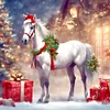 Diamond Painting -DIY Round Drill Snow Stallion