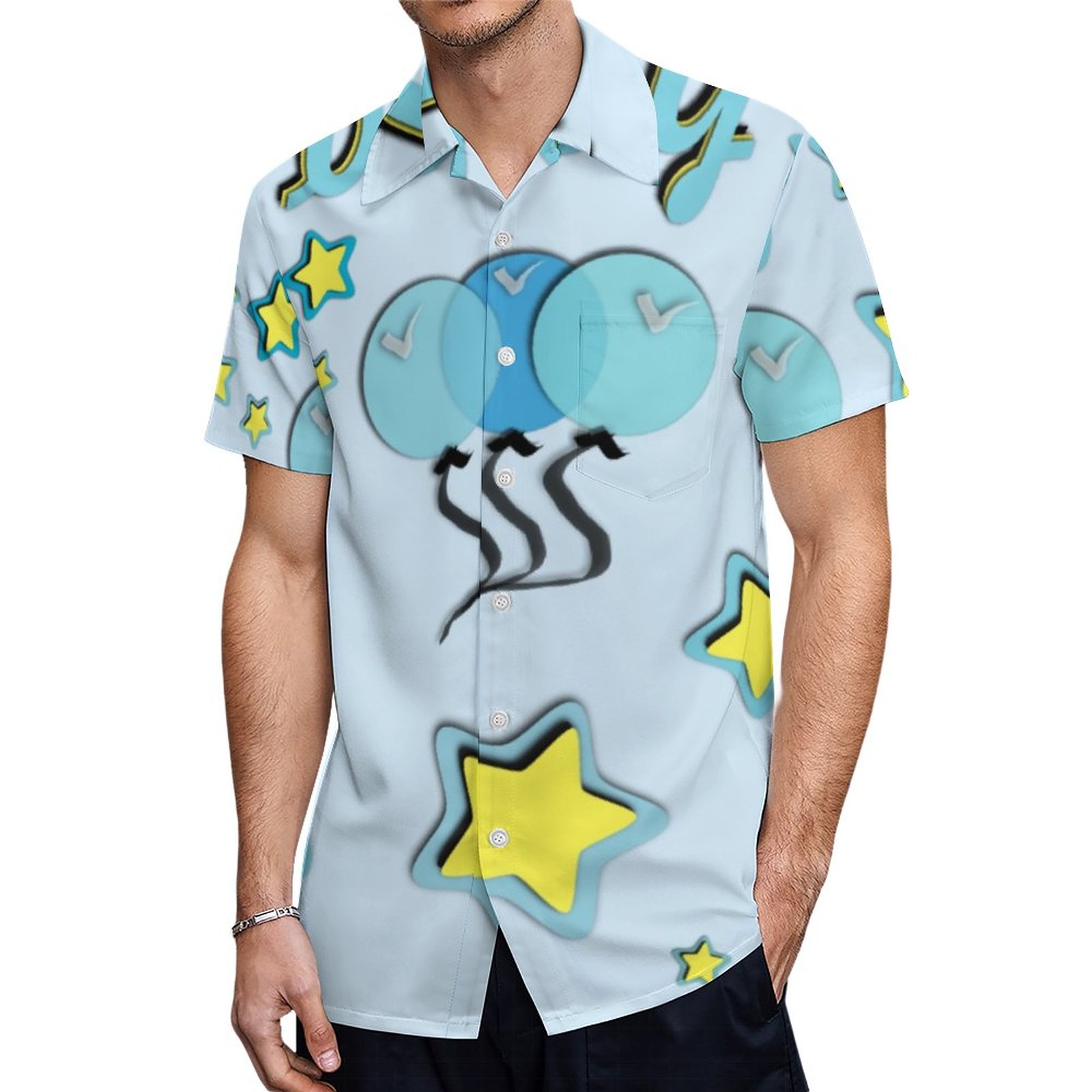 Adult Baby Super Cute Abdl Wear Hawaiian Shirt Mens Button Down Plus Size Tropical Hawaii Beach Shirts