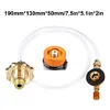 Propane Refill Adapter Portable Flat Cylinder Tank Coupler for Outdoor Gas Stove