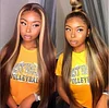 Brazilian Virgin Straight Human Hair Lace Front Wigs With Baby Hair Pre-Plucked Hairline