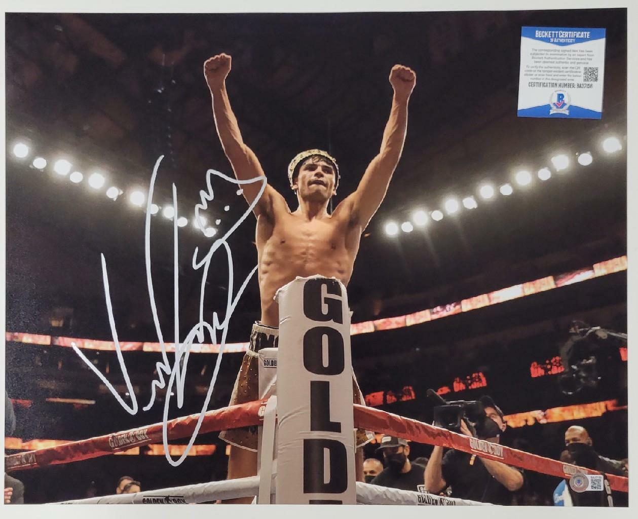 Kingry Ryan Garcia signed 16x20 Photo Poster painting Boxing Autograph (A) ~ Beckett BAS COA