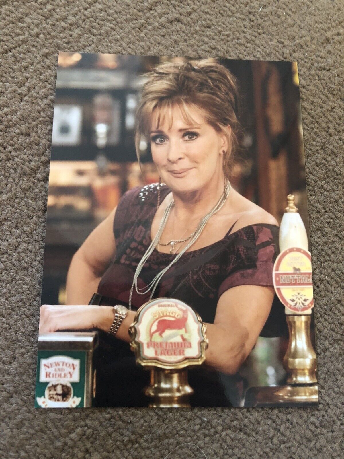 BEVERLEY CALLARD (CORONATION STREET) UNSIGNED Photo Poster painting- 7x5”