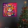 Diamond Painting-DIY Full Round Drill Cat
