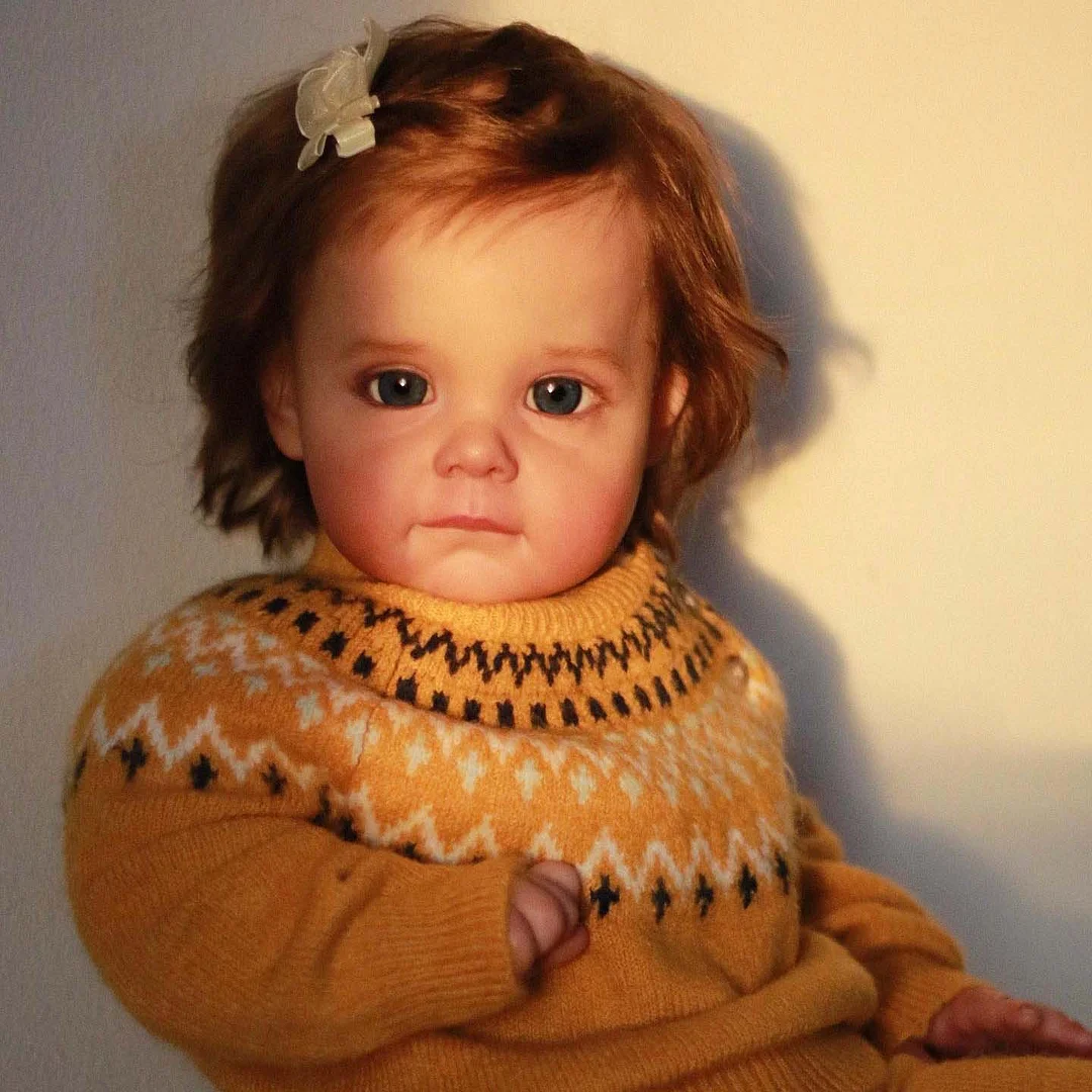 [New Collection!!]17"&22" Lifelike Handmade Huggable Opend Eyes Reborn Toddler Baby Doll Girl Nydia That Look Real