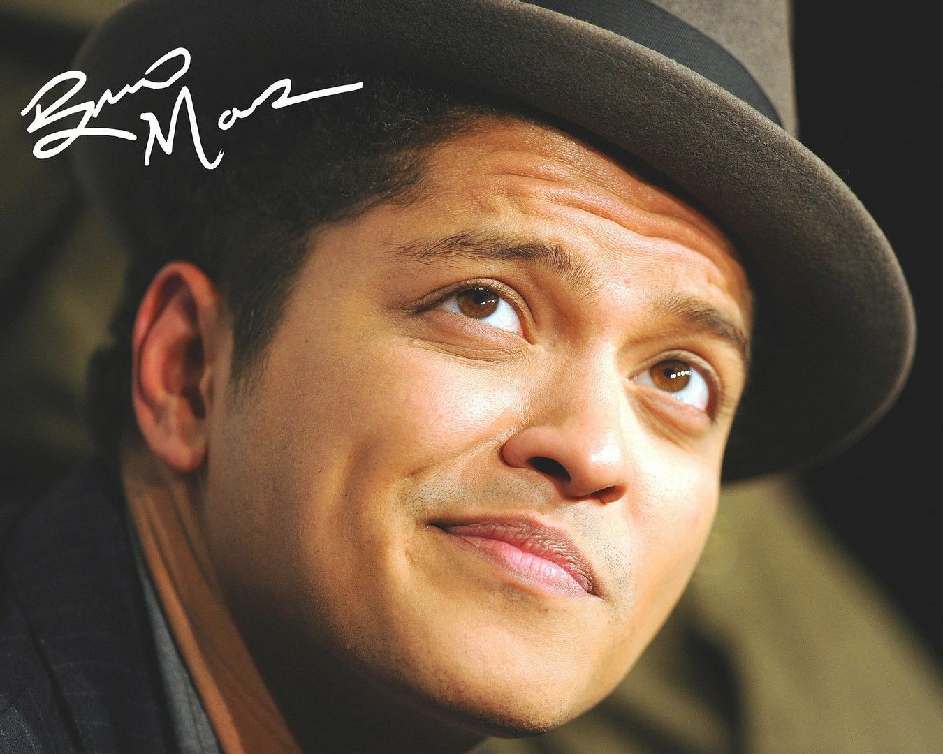 Bruno Mars Autograph Signed Photo Poster painting Print