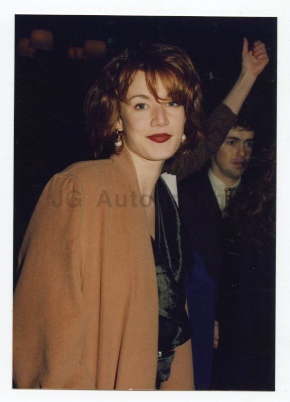 Amy Madigan - Vintage Candid Photo Poster painting by Peter Warrack - Previously Unpublished