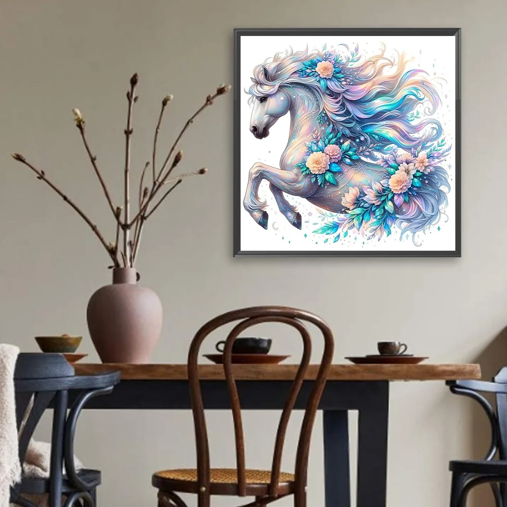 Diamond Painting - Full Square Drill - Horse(Canvas|35*35cm)