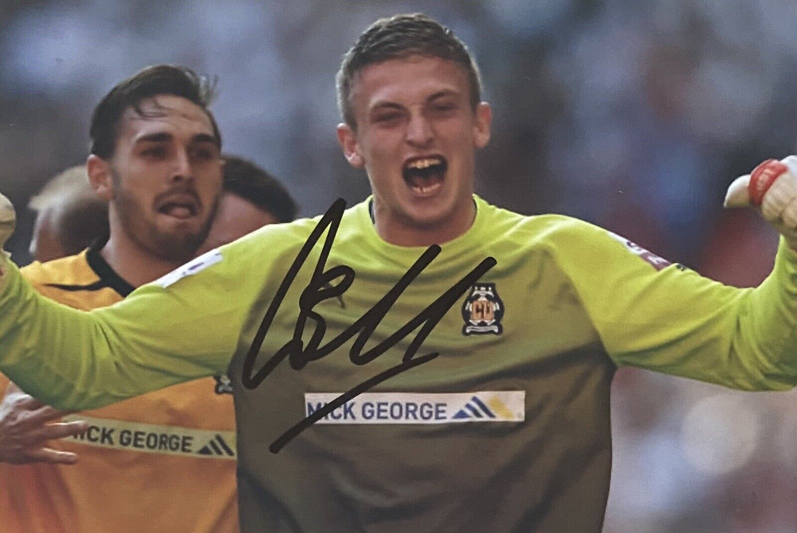 Adam Smith Genuine Hand Signed Cambridge United 6X4 Photo Poster painting