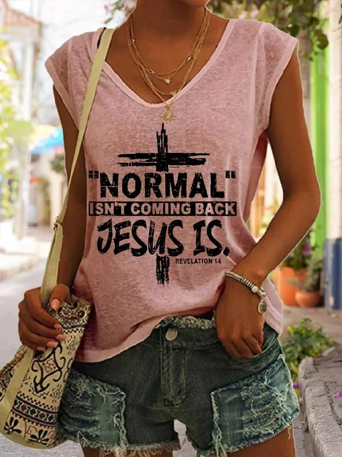 Easter Women's Normal Letter Print Top