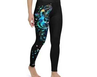 pornhint Pornhint Nothing but the Blues High Rise Leggings