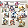 12PCS Diamond Painting Easter Goblins Greeting Card Kit for Birthdays Thanksgiving & Special Occasion