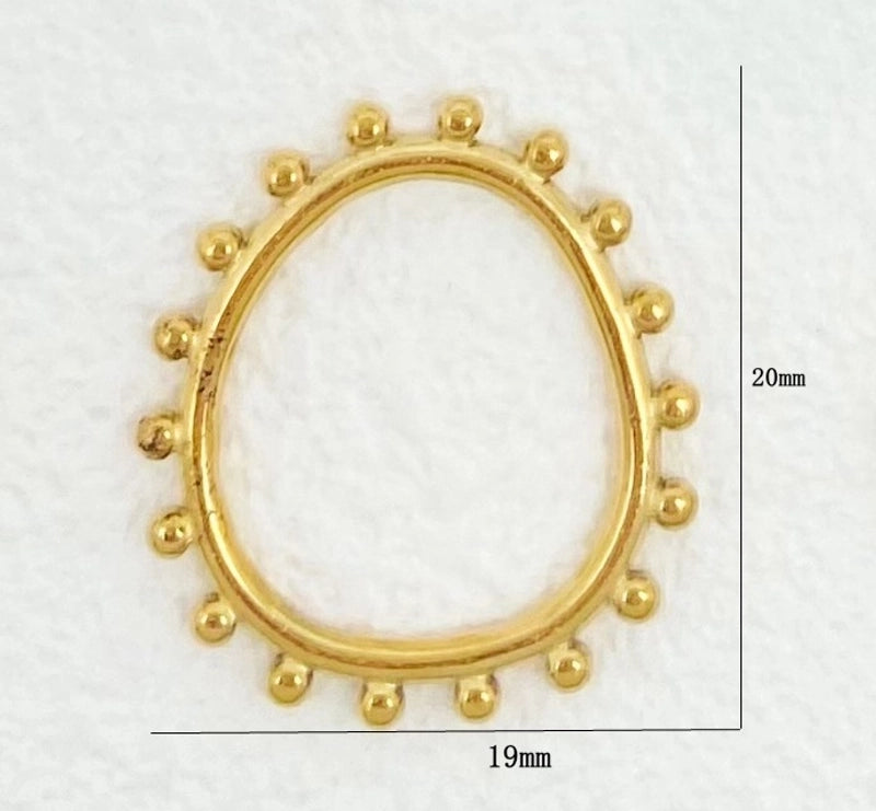 1 Piece 304 Stainless Steel Solid Color Jewelry Accessories Pendant