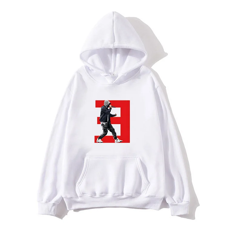 Eminem Hoodie Graphic Printing Sweatshirt Grunge Aesthetic Casual Hoodie at Hiphopee