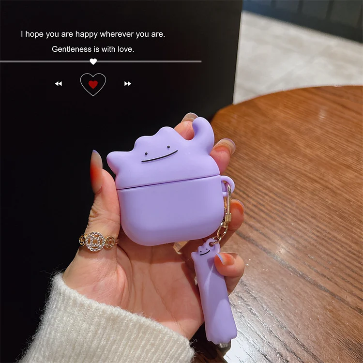 Kawaii Pokemon Ditto Squirtle AirPods Case weebmemes