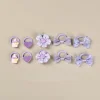 10PCS Adorable Bowknot Hair Bands Set for Babies