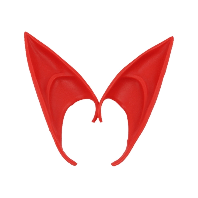 Halloween Elf Ears Party Dress Up Props Latex Elf Tip Simulation Ears Props