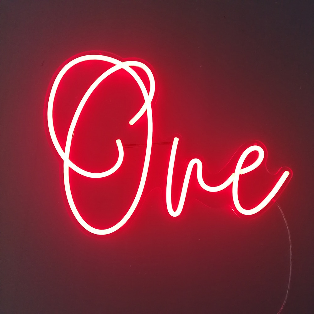 

Number One - Led Neon Light Sign, 501 Original