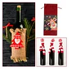 5D DIY Special Shaped Drill Diamond Painting Christmas Deer Wine Bottle Bags Covers Kits