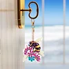 6pcs DIY Diamond Painting Animals Double-Sided Keychains