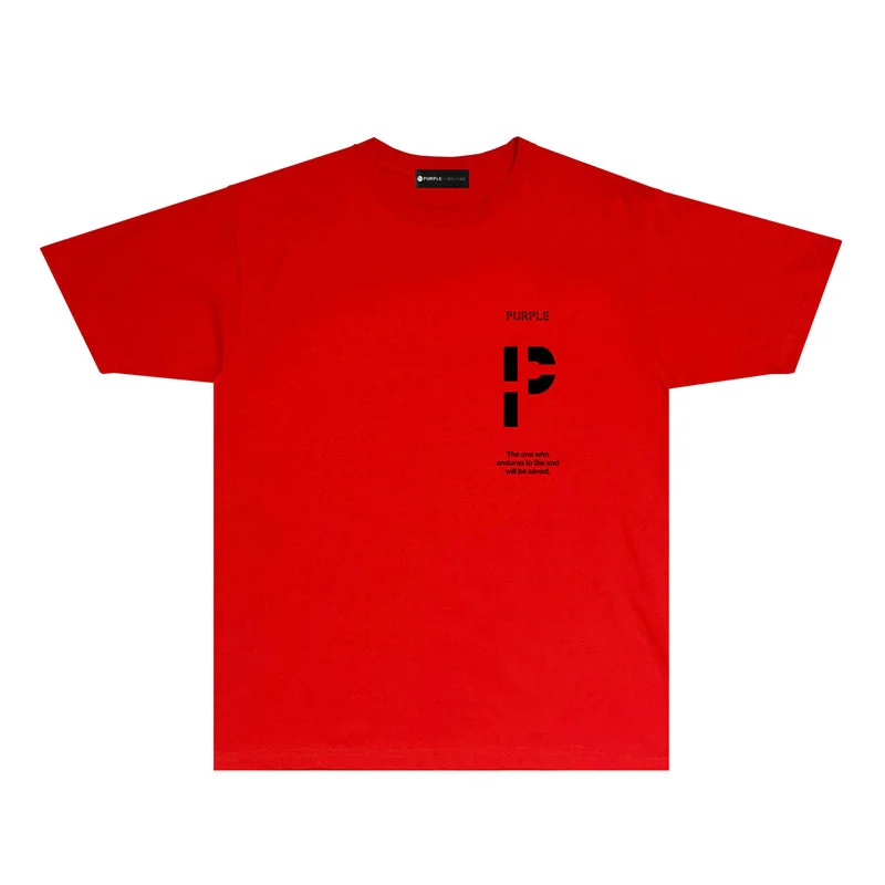 Purple 2023 new fashion T-shirt short sleeves