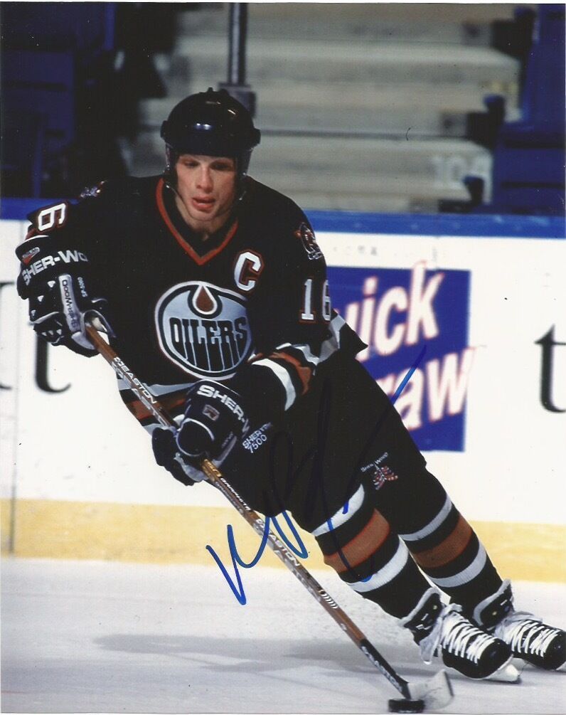 Edmonton Oilers Kelly Buchberger Autographed Signed 8x10 Photo Poster painting COA