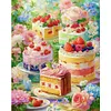 Cake Desserts-11CT Stamped Cross Stitch 55*65cm/21.65*25.59in (Big Size) tapestrymarket