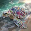 Beach Special Shaped 5D DIY Partial Drill Diamond Painting Kits for Adults Beginners Home Decor Diamonds Dots Gem Art Kits 11.81 X11.81inch