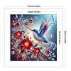 Hummingbird Flowers-11CT Stamped Cross Stitch 50*50cm/19.69*19.69in