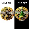 (US Local)Acrylic Special Shape Bee 5D Diamond Painting Clock Art Craft Kit