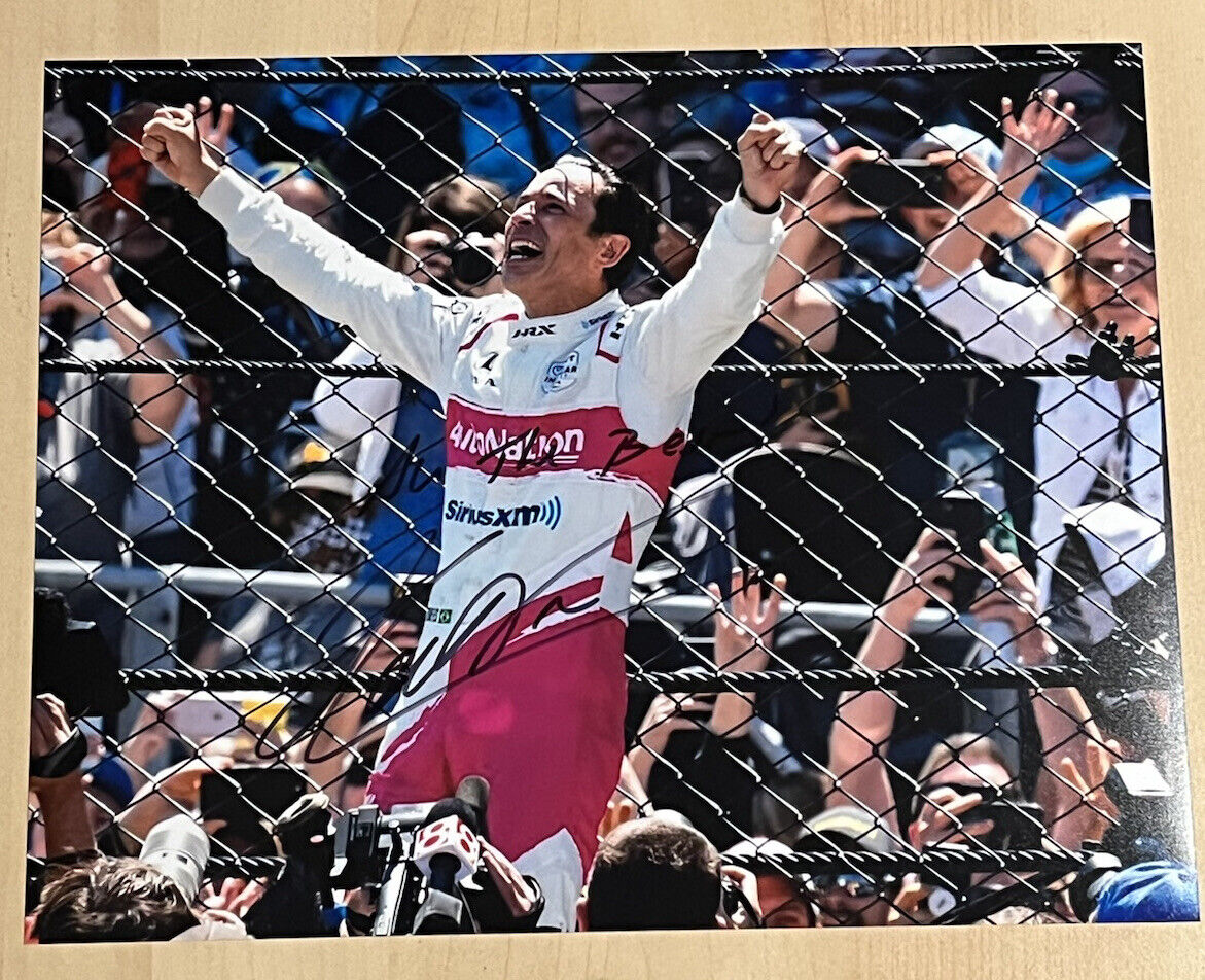 HELIO CASTRONEVES HAND SIGNED 8x10 Photo Poster painting AUTOGRAPHED INDY CAR RACING LEGEND COA