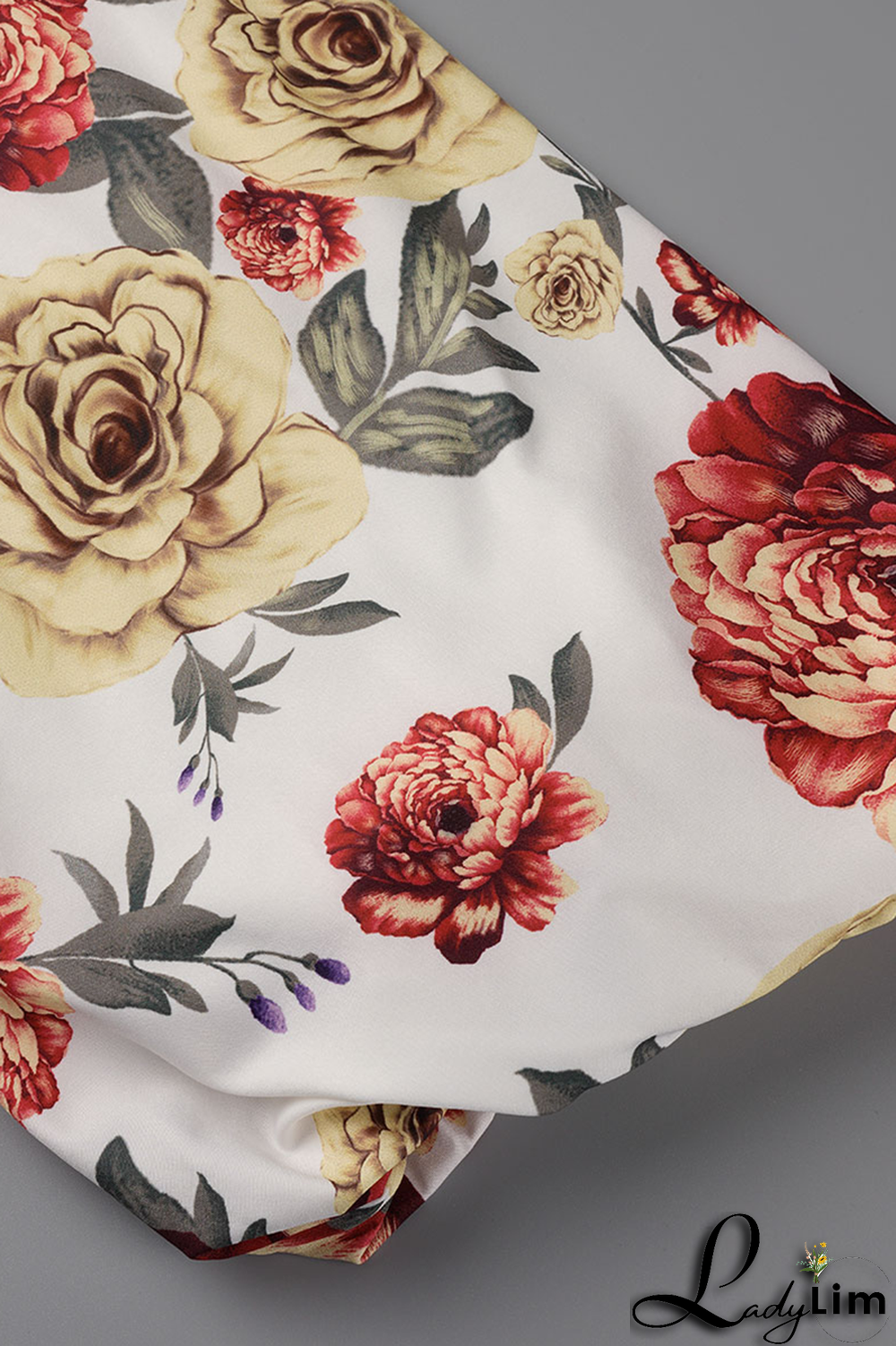 Royal Blue Fashion Print Patchwork O Neck Pencil Skirt Dresses