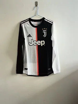 2019/2020 Retro Player Version Long Sleeve Juventus Home Football Shirt 1:1 Thai Quality