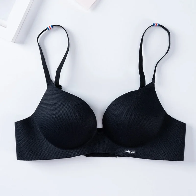 Women Bra Soft Wireless Bras Women Sexy Lingerie Fashion Adjusted Seamless Bralette Female A B Cup Push Up Underwear
