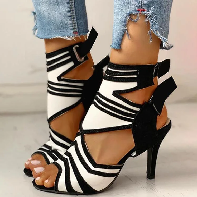 2020 Summer Pumps Fashion Woman Sandals Lace Up High Heel Party Zapatos De Mujer Sandalias De Verano Para Mujer