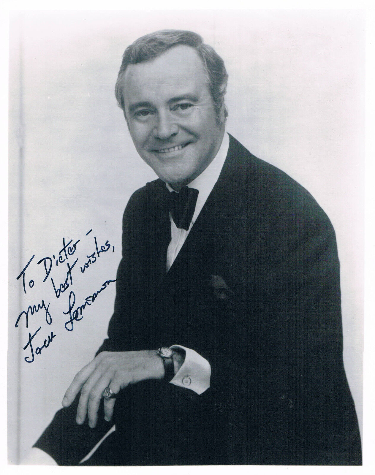 Jack Lemmon 1925-2001 genuine autograph signed 8x10