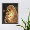 5D bricolage partiel forme sp&eacute;ciale foret diamant peinture kit d&eacute;cor marial 30x40cm