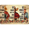 Western Cowgirl - Vintage Metal Signs - 20*30cm - Western