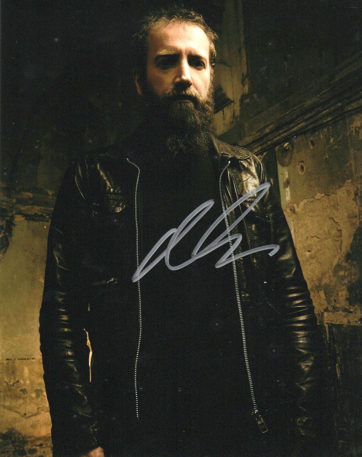 Nick Holmes of Paradise Lost band REAL hand SIGNED 8x10 Photo Poster painting #1 COA